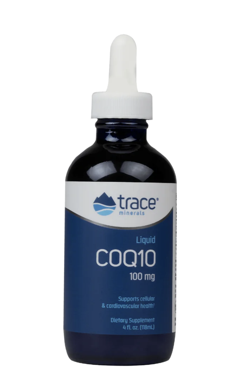 Trace Minerals Liquid CoQ10 100 mg, koenzym Q10, 118 ml Obrázek