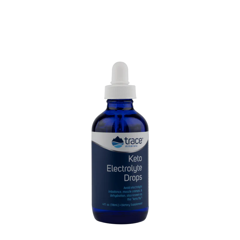 Trace Minerals Keto Electrolyte Drops, Keto Elektrolyty, 118 ml Obrázek