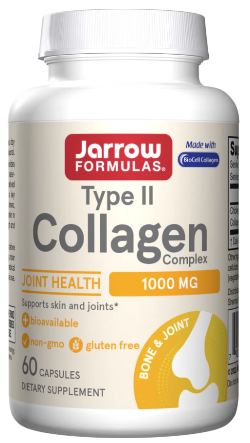 Jarrow Formulas Type II Collagen Complex, kolagenový komplex typu II, extrakt, 1000 mg, 60 kapslí Obrázek