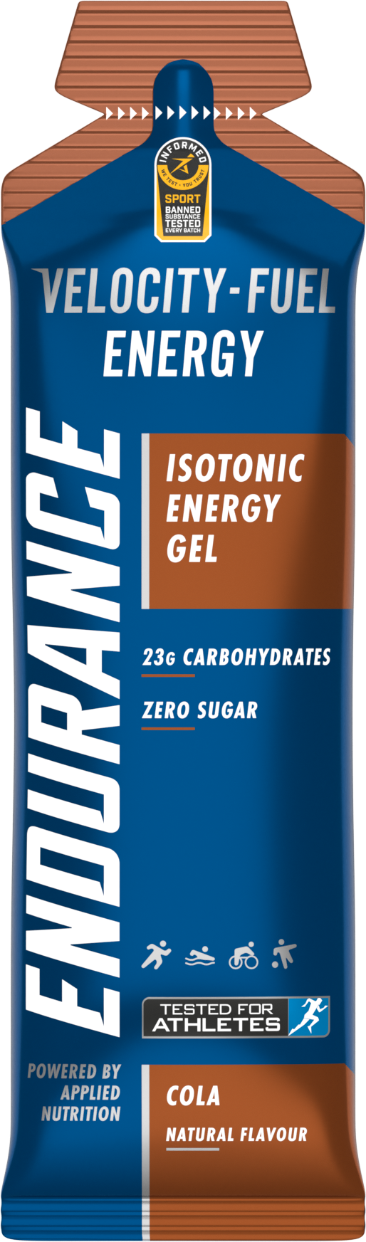 Applied Nutrition Endurance Energy Isotonic Energy Gel, Energetický gel, Cola, 60 g Obrázek