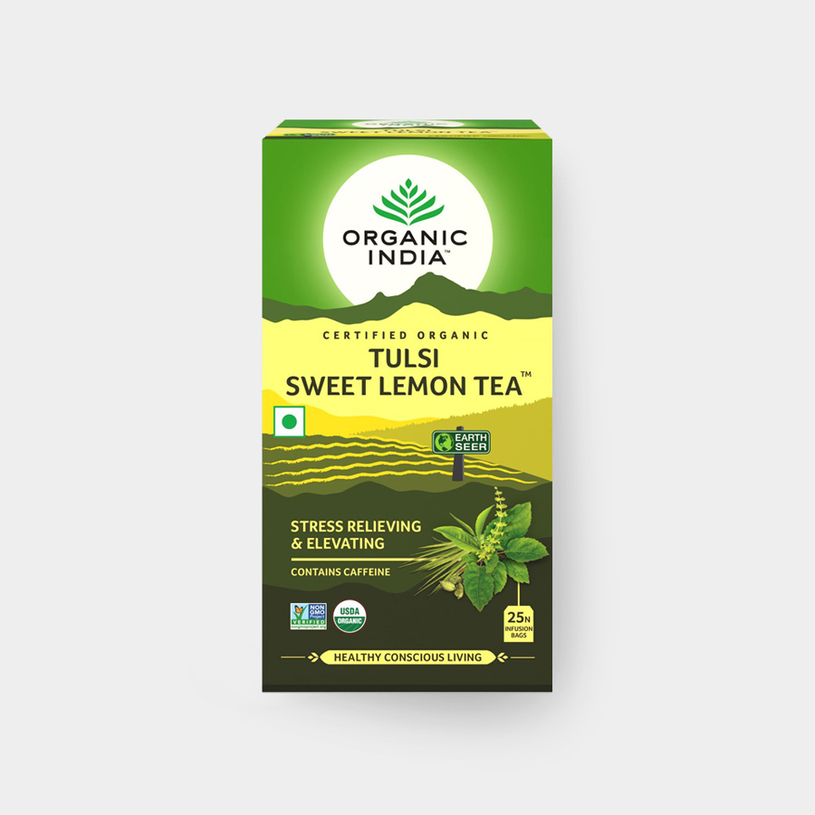 Levně Organic India Tulsi sladký citron BIO, 25 sáčků *CZ-BIO-001 certifikát