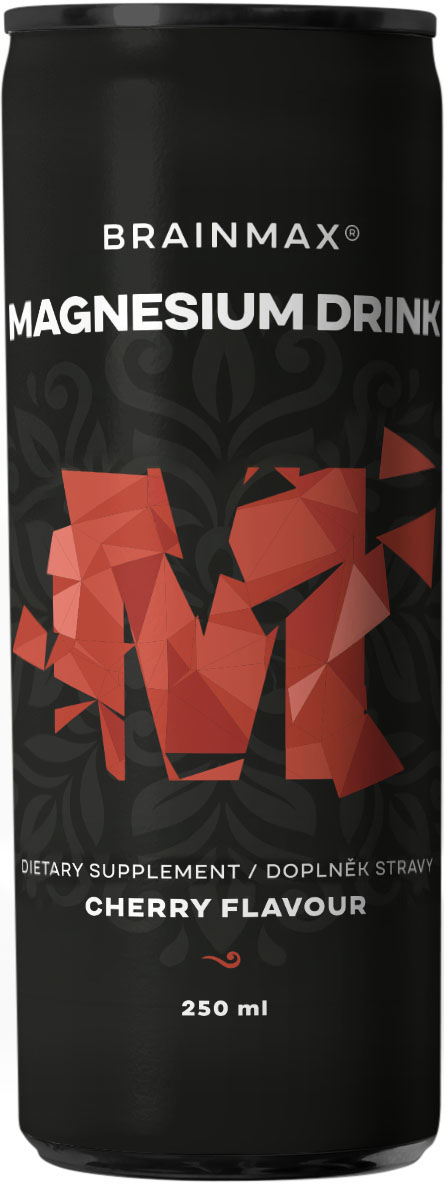 BrainMax Magnesium drink 375 mg, hořčík, 330 ml Příchuť: Ananas Obrázek