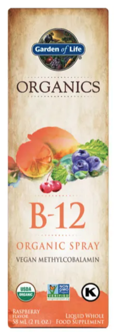 Garden of Life Vitamín KIND Organics B12 - sprej 58 ml  Obrázek