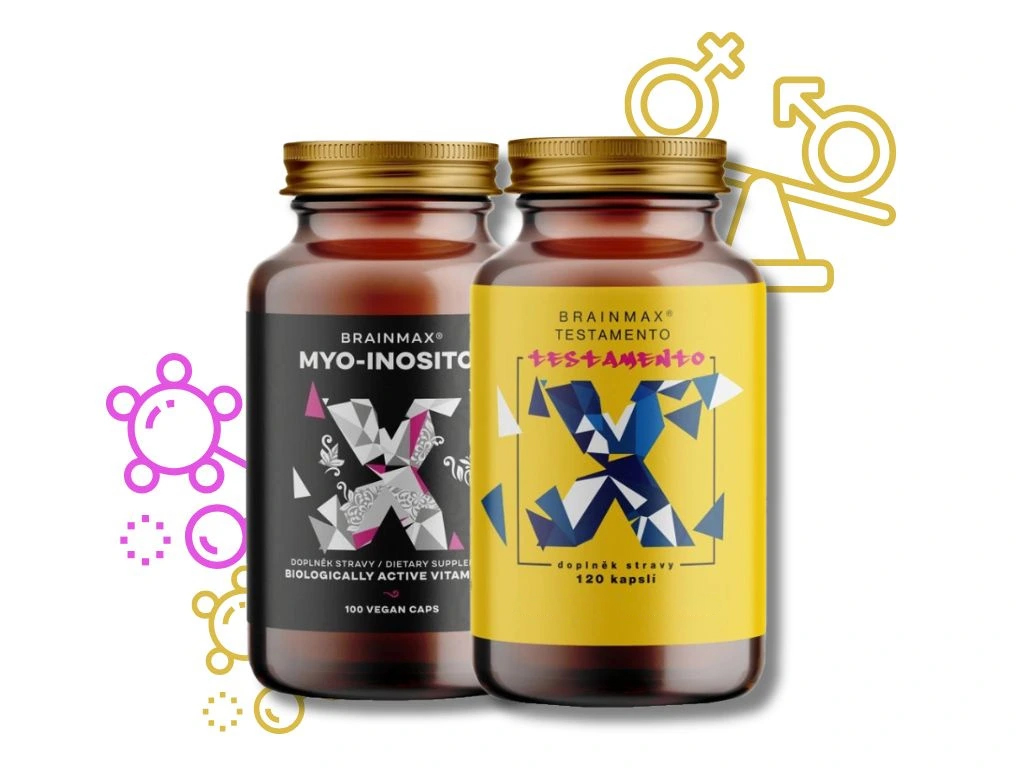 Levně BrainMax Testamento® 120 rostlinných kapslí + Myo-Inositol 500 mg, 100 rostlinných kapslí Doplněk stravy