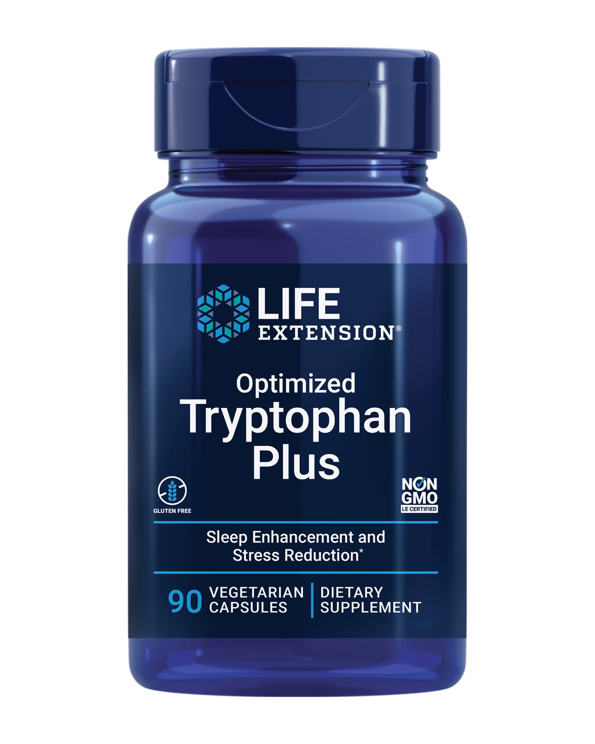 Life Extension Optimized Tryptophan Plus, 90 rostlinných kapslí Obrázek