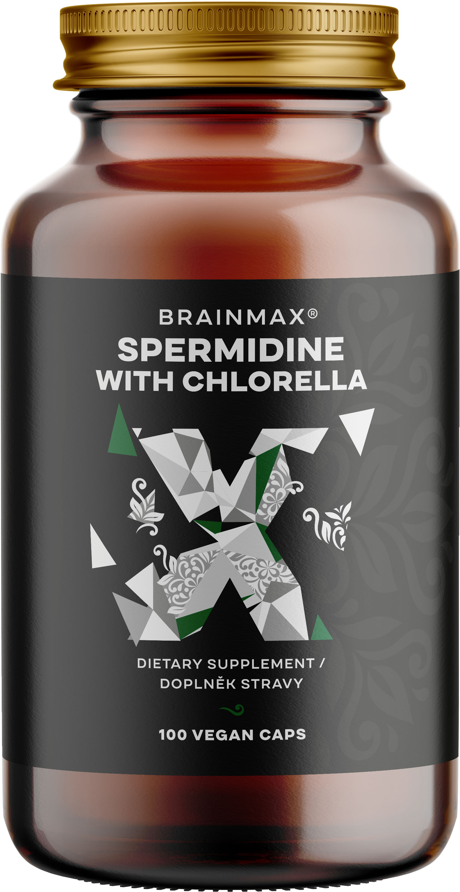 BrainMax Spermidine Chlorella 2,5 mg, 100 rostlinných kapslí