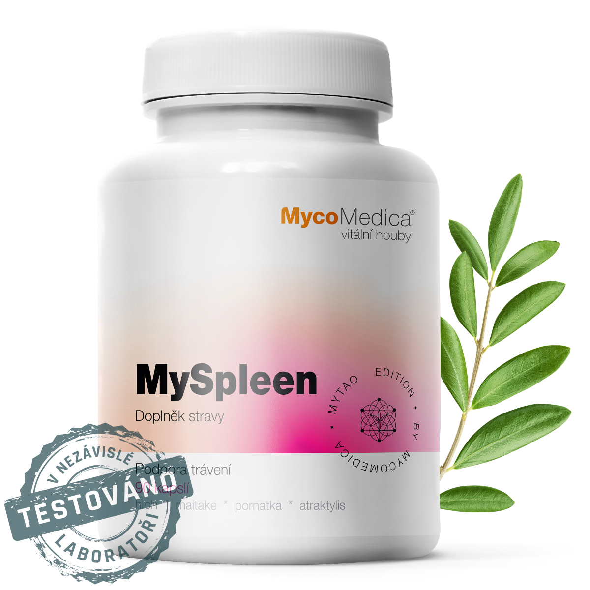 MycoMedica - MySpleen, podpora sleziny, 90 rostlinných kapslí Obrázek