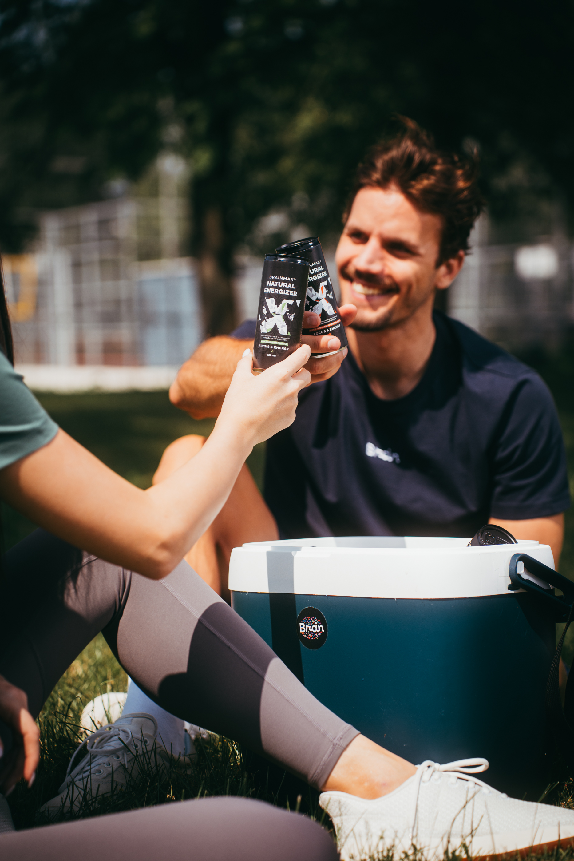 BrainMax Natural Energizer, energetický drink, různé druhy, 250 ml Příchuť: Broskev, marakuja Obrázek