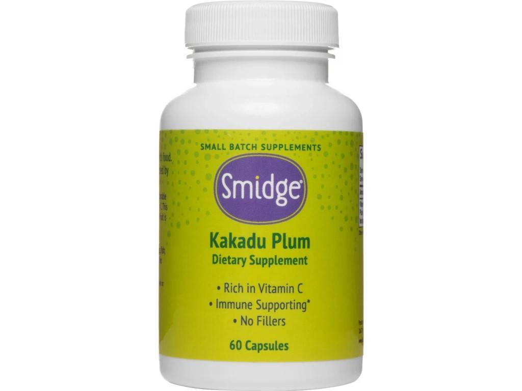 Smidge Kakadu Plum, přírodní vitamín C, 60 rostlinných kapslí Obrázek