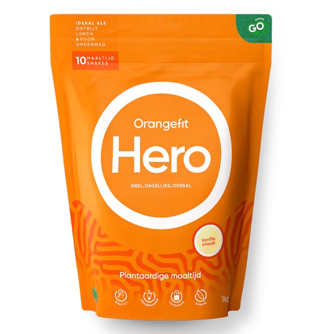 Orangefit Hero, rychlá snídaně, vanilka, 1000 g Obrázek