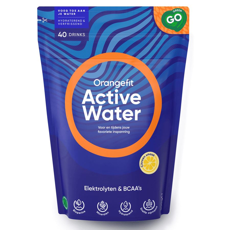 Orangefit Active Water, elektrolyty a BCAA, citrón, 300 g Obrázek