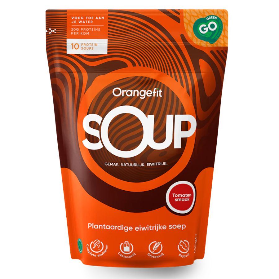 Orangefit Soup, proteinová polévka, tomato, 450 g Obrázek