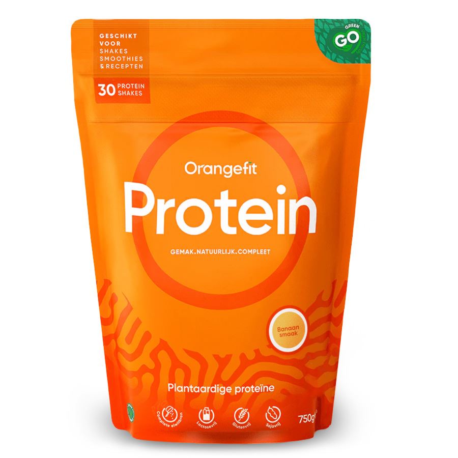 Orangefit Protein, 1 kg, Banán Obrázek