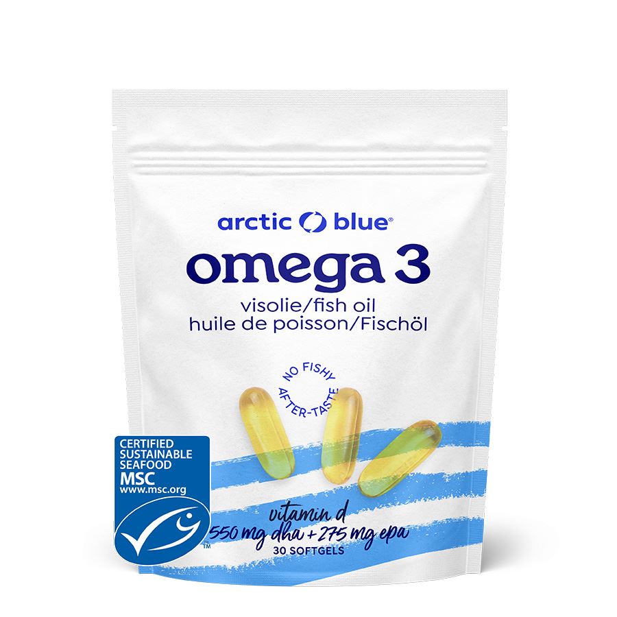 Arctic Blue Omega 3 s vitamínem D 400 IU 30 kapslí Obrázek