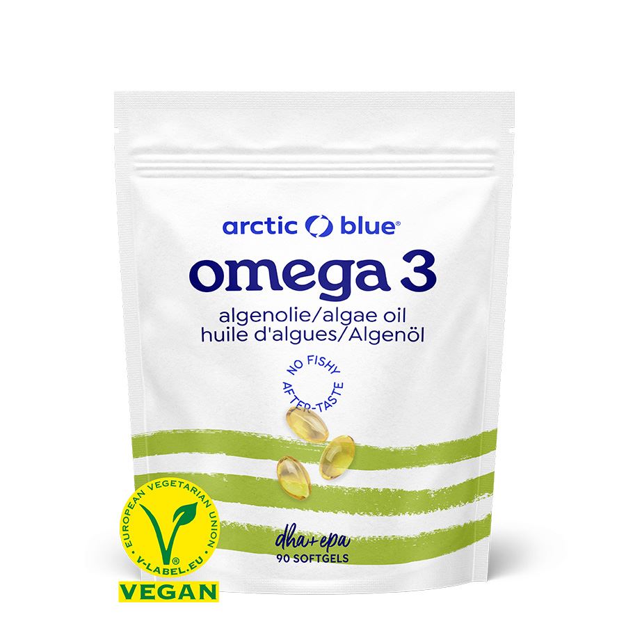 Arctic Blue Vegan Omega 3 Algae 90 kapslí Obrázek