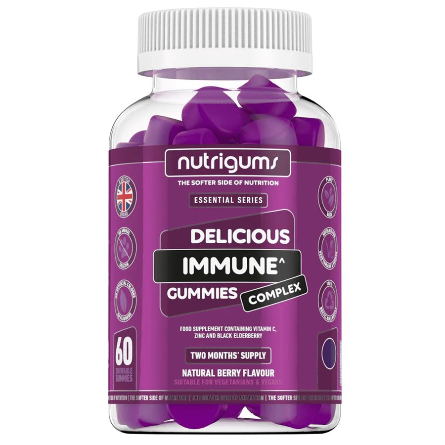 Nutrigums Immune Complex, podpora imunity, 60 želé bonbónů Obrázek