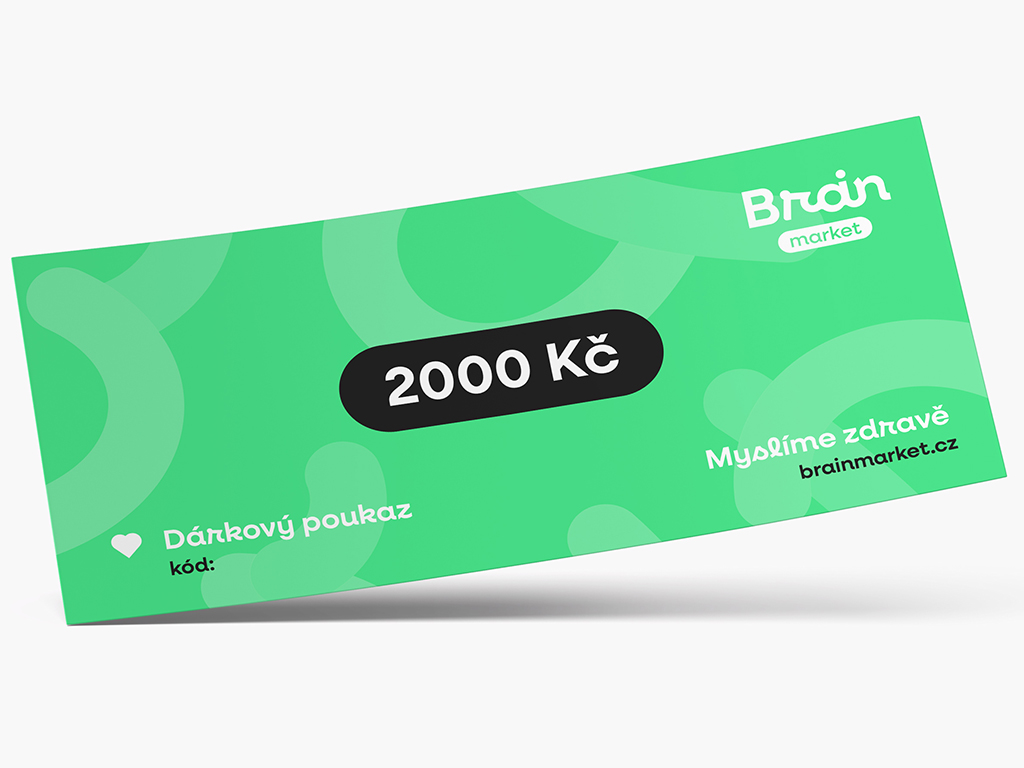 Levně Dárková tištěná poukázka 2000 Kč