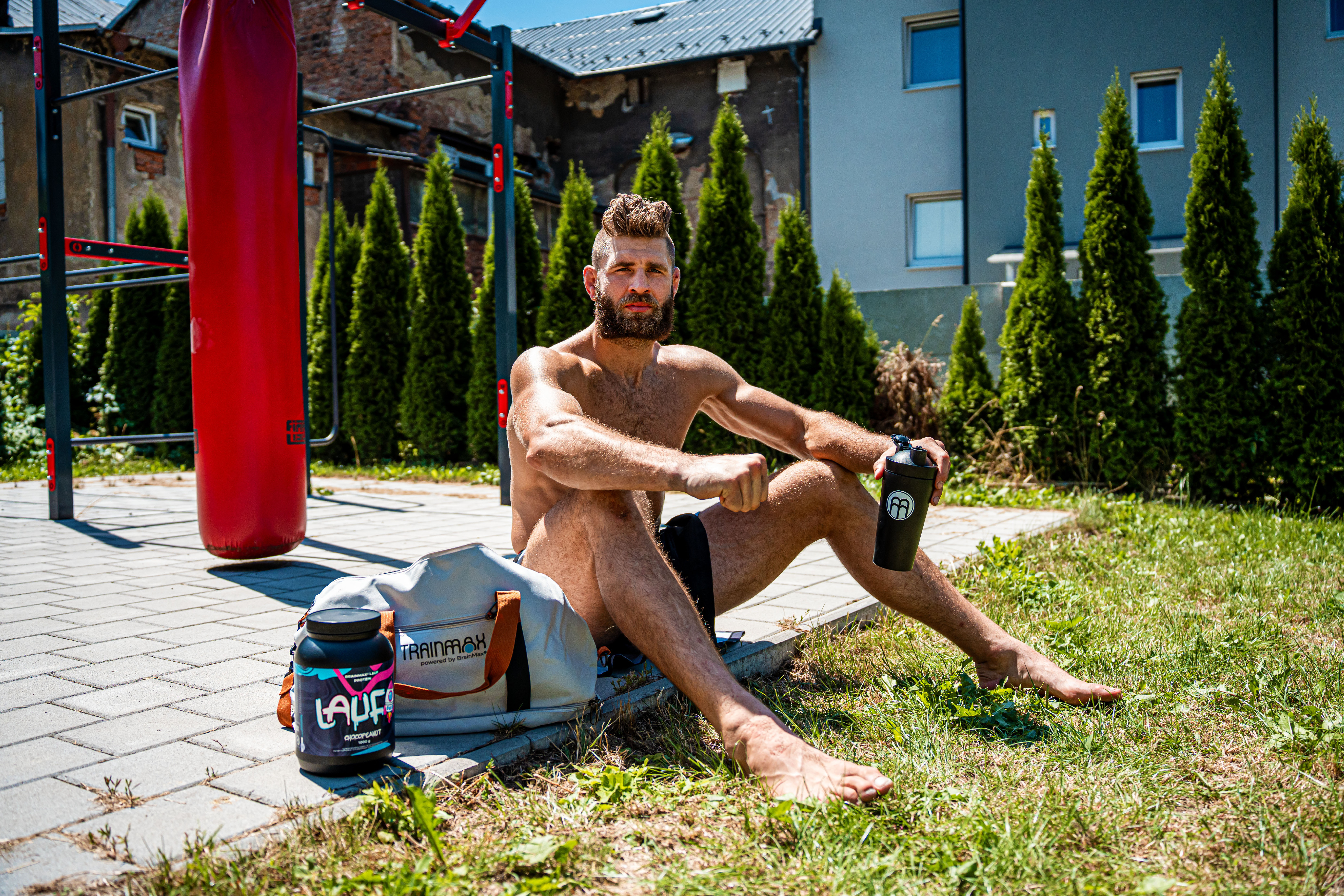 BrainMax LAUF Protein, nativní syrovátkový protein, 1000 g Příchuť: Pistácie Obrázek
