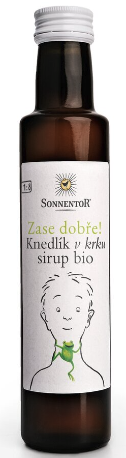 Sonnentor Knedlík v krku sirup BIO 250 ml Obrázek