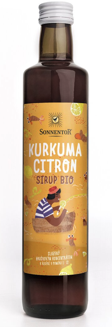 Sonnentor Kurkuma Citron sirup, BIO, 500 ml Obrázek