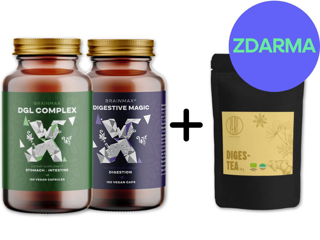 BrainMax sada Trávení + dárek!