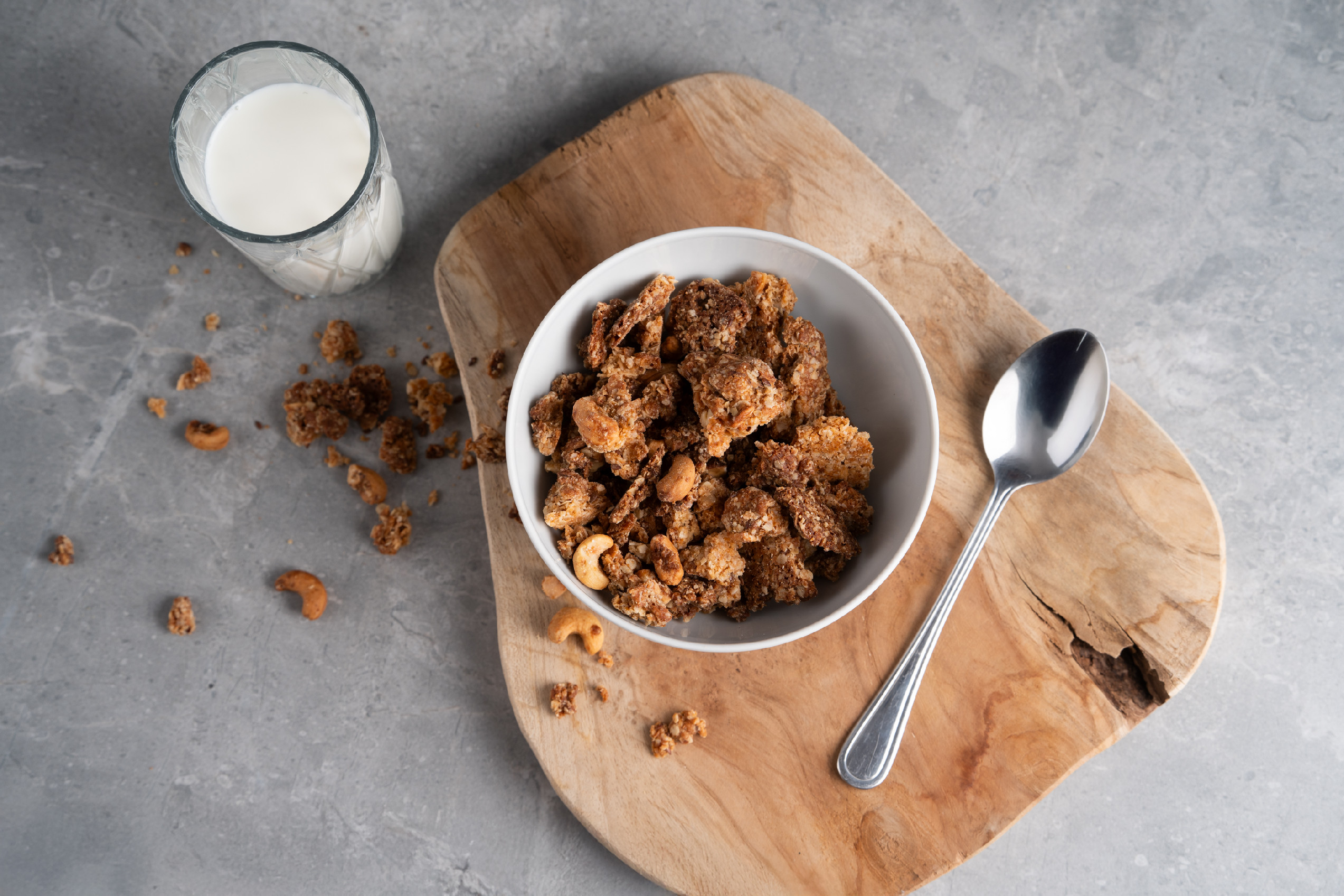 BrainMax Pure Granola Low Carb, Kokosová, BIO, 400 g Obrázek