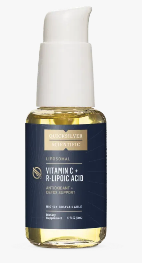 Quicksilver Scientific Liposomal Vitamin C + R-Lipoic Acid, Lipozomální vitamin C s kyselinou R-lipoovou, 50 ml Obrázek