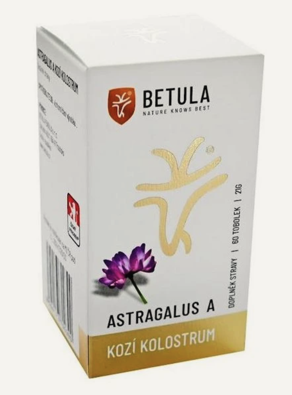 Betula Astragalus a kozí kolostrum 60 tobolek Obrázek