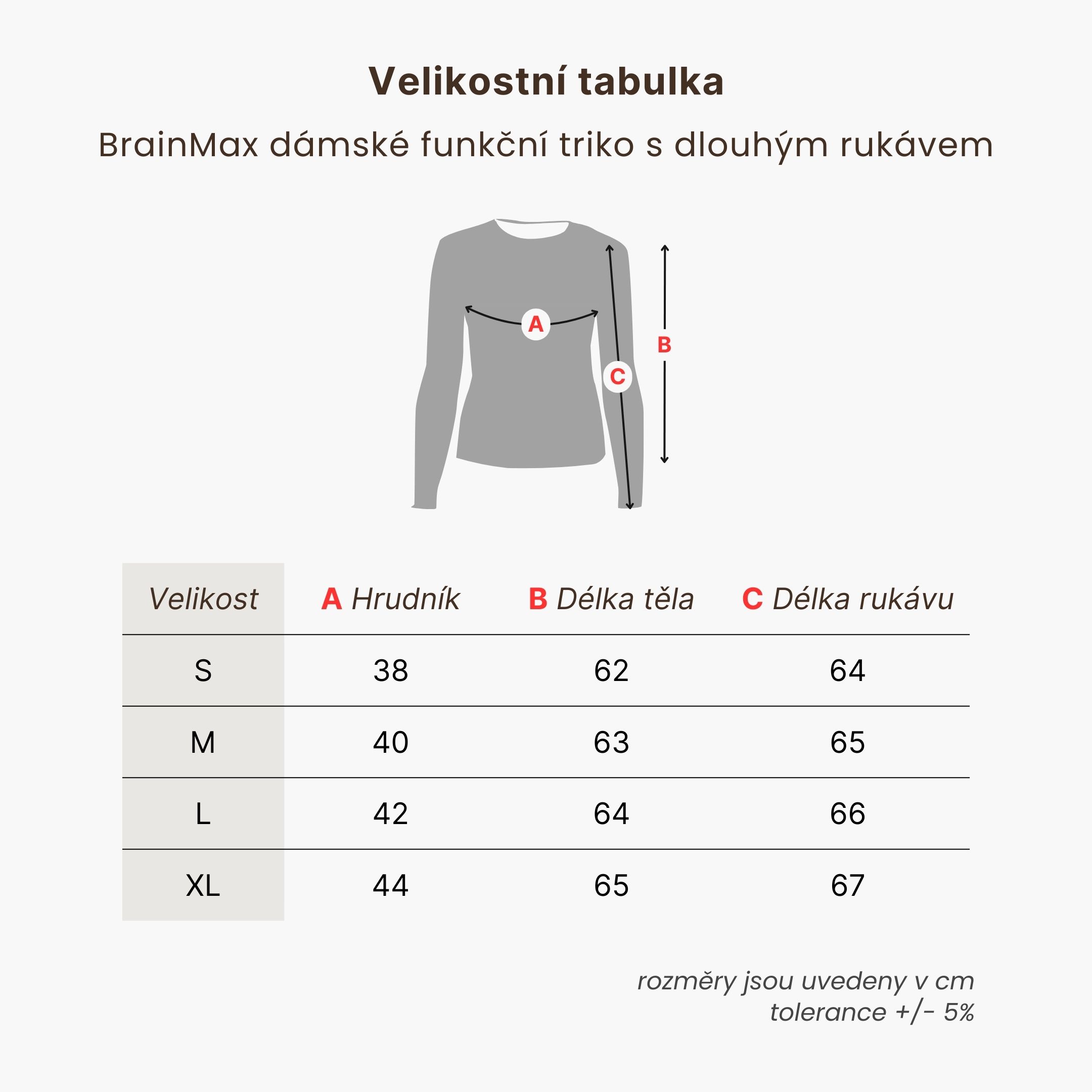 BrainMax dámské funkční triko s dlouhým rukávem, černé Velikost: S Obrázek