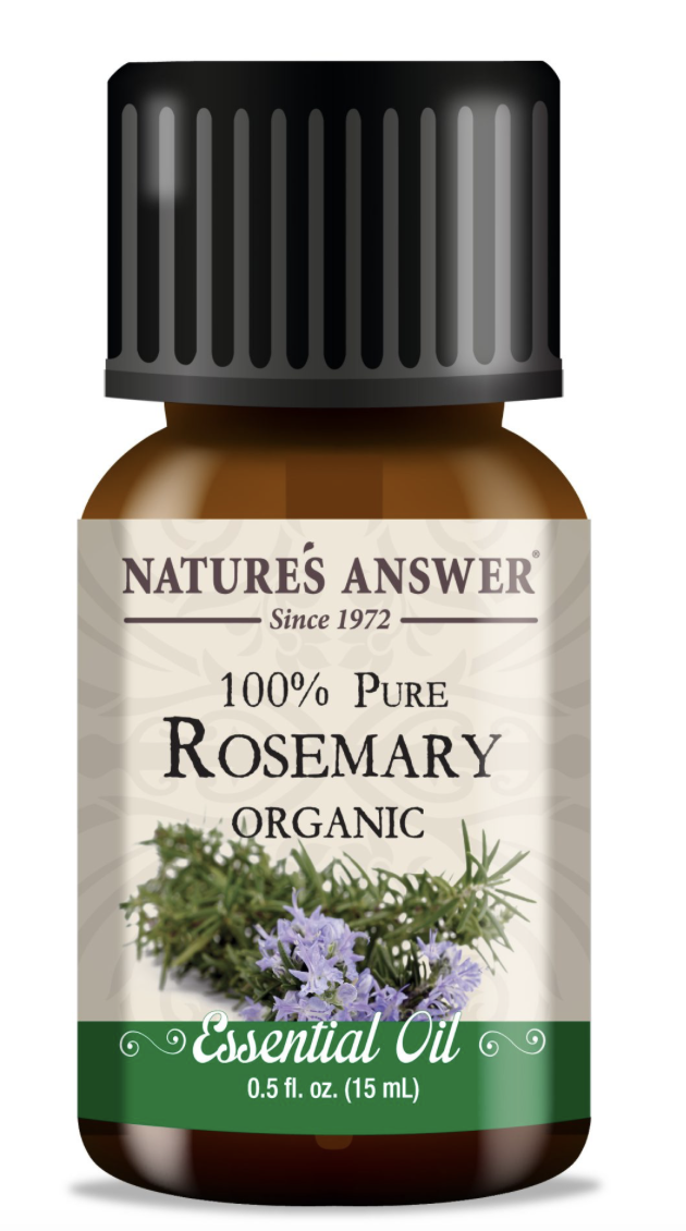 Nature's Answer Olejek eteryczny z rozmarynu, Rozmaryn, olejek eteryczny, ORGANICZNY, 15 ml