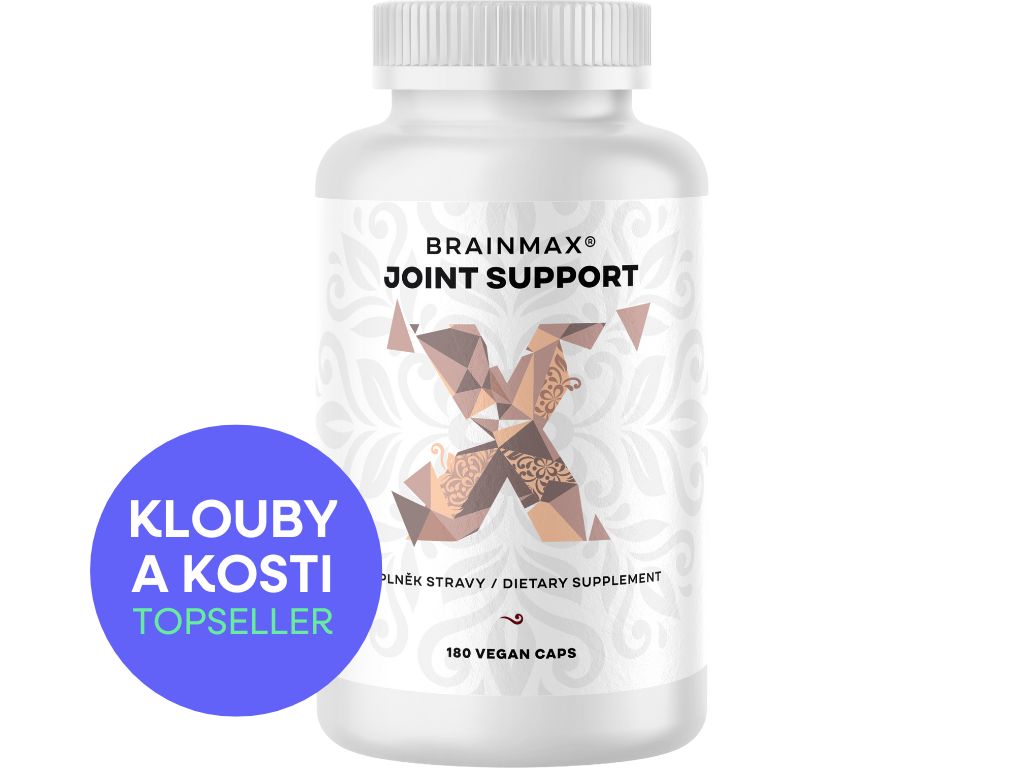 BrainMax Joint Support, podpora kloubů a kostí, 180 rostlinných kapslí Obrázek