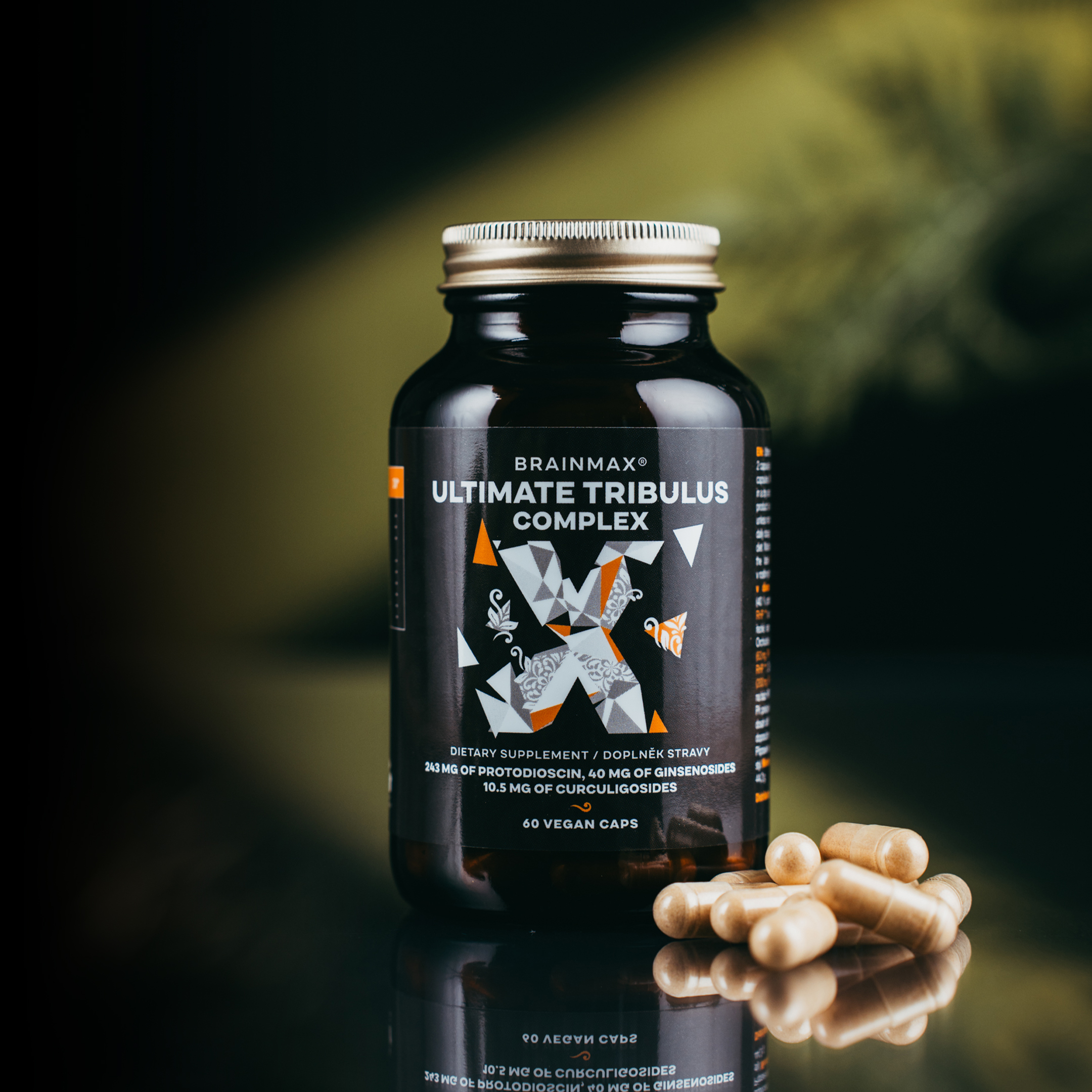 BrainMax Ultimate Tribulus Complex, 60 rostlinných kapslí Obrázek