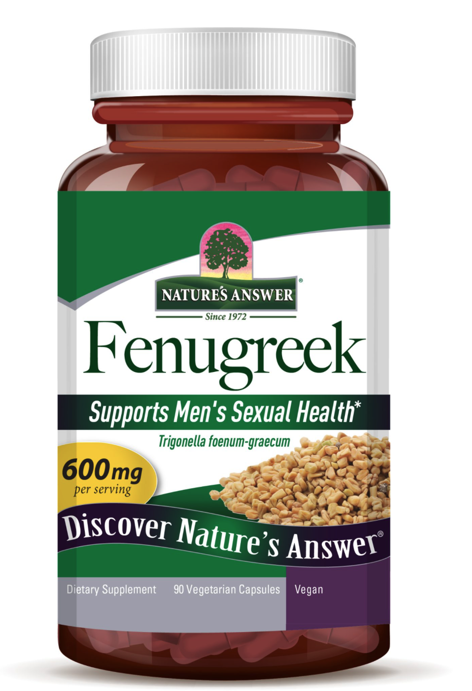 Nature's Answer Kozieradka, 600 mg, 90 kapsułek