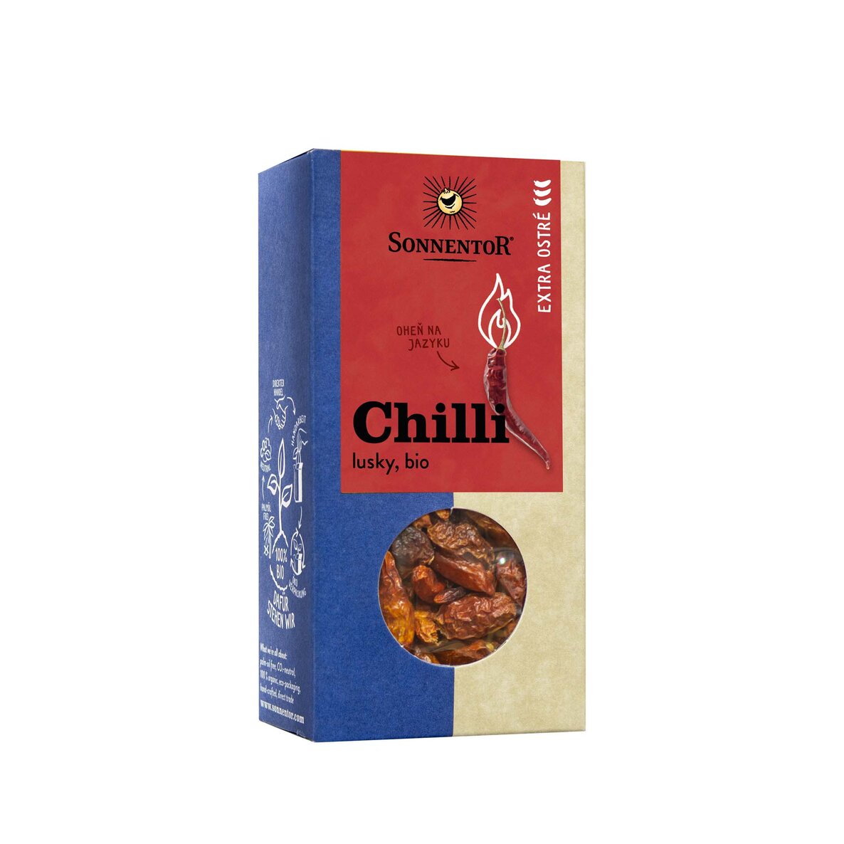 Sonnentor Chilli extra ostré celé BIO 25 g Obrázek