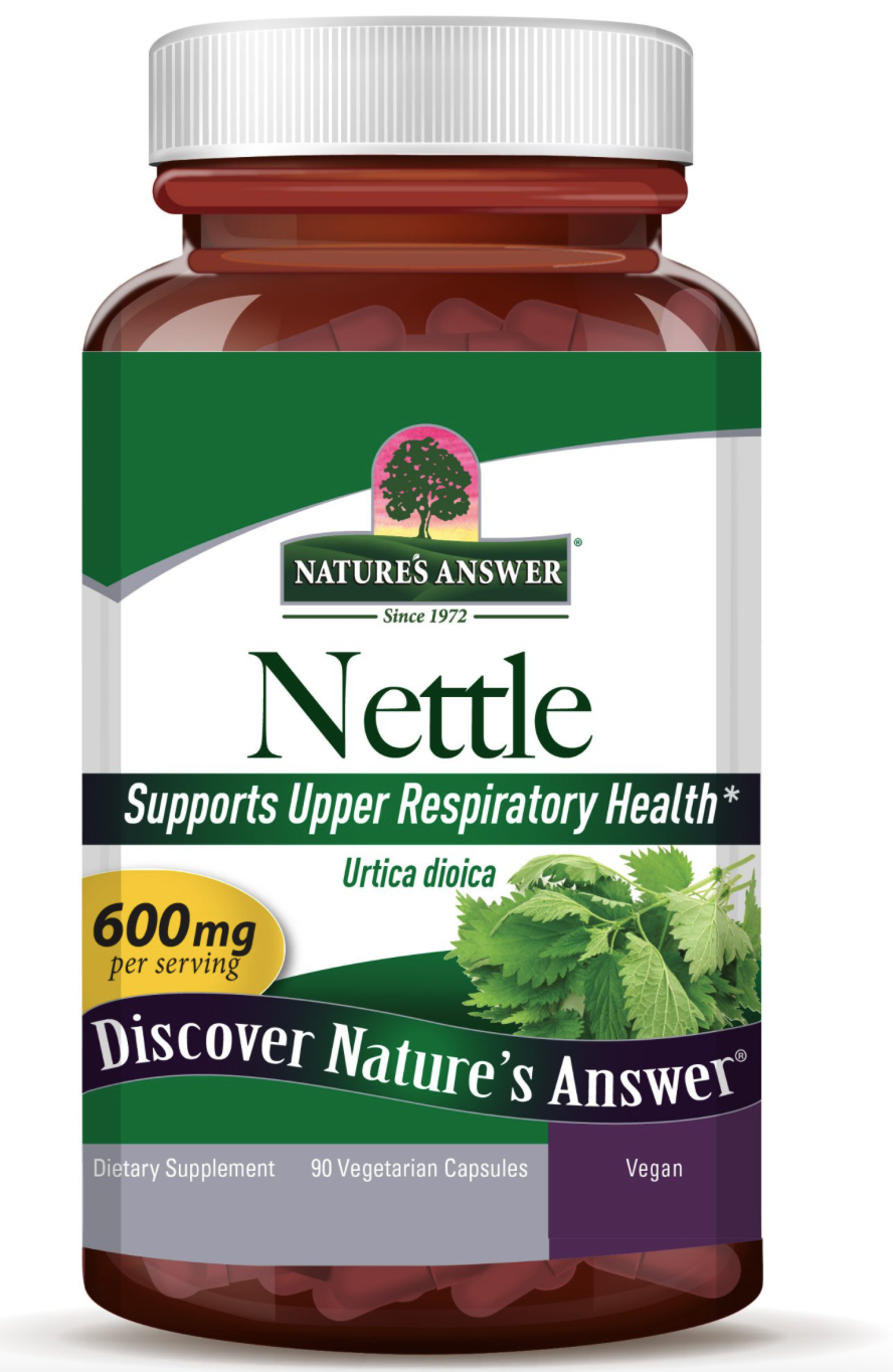 Nature’s Answer Nettle, Kopřiva dvoudomá, 600 mg, 90 kapslí