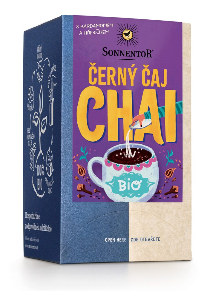 Sonnentor - Chai černý čaj, porcovaný čaj, BIO, 18 ks Obrázek