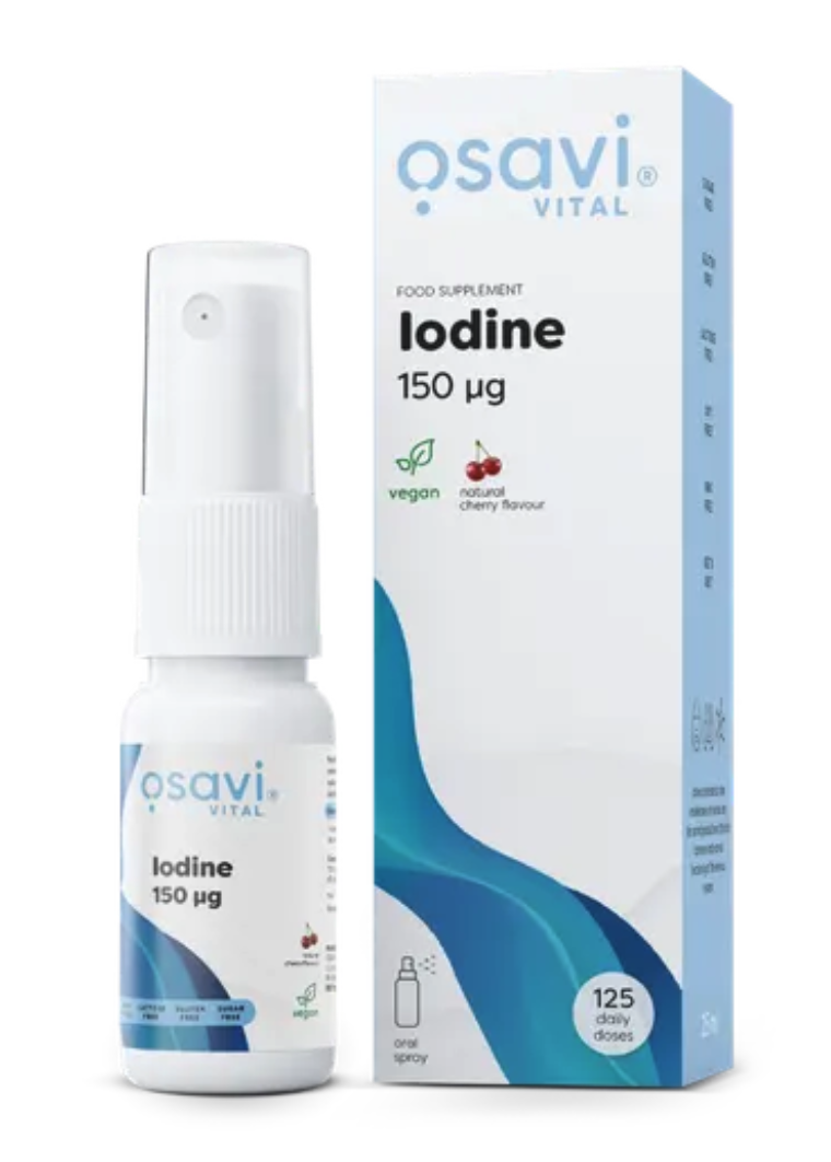 Osavi Jod o smaku wiśniowym, spray doustny z jodem i smakiem wiśniowym, 150 µg, 25 ml