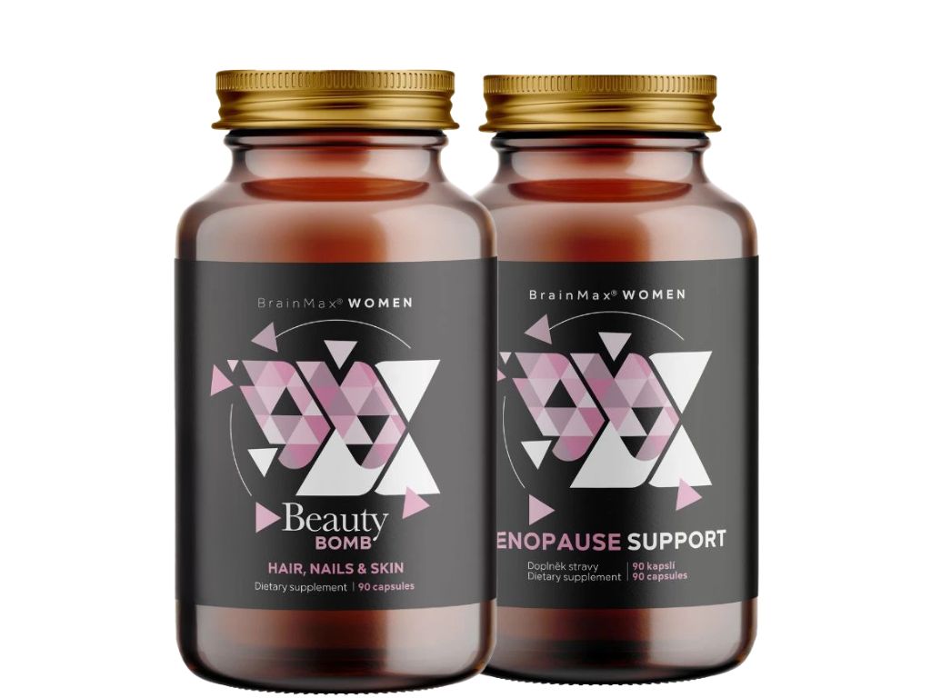 BrainMax Věčná ženskost Brainmax sada pro ženy, klidné období a krása na první pohled, doplněk stravy
