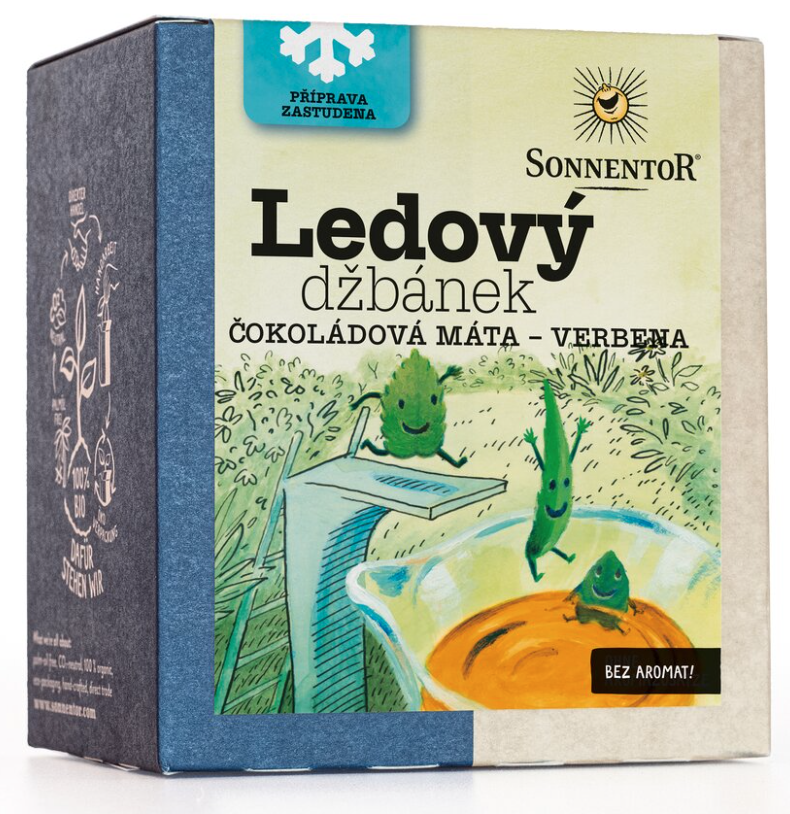 Sonnentor Ledový džbánek máta, čokoláda, verbena BIO 32 g Obrázek