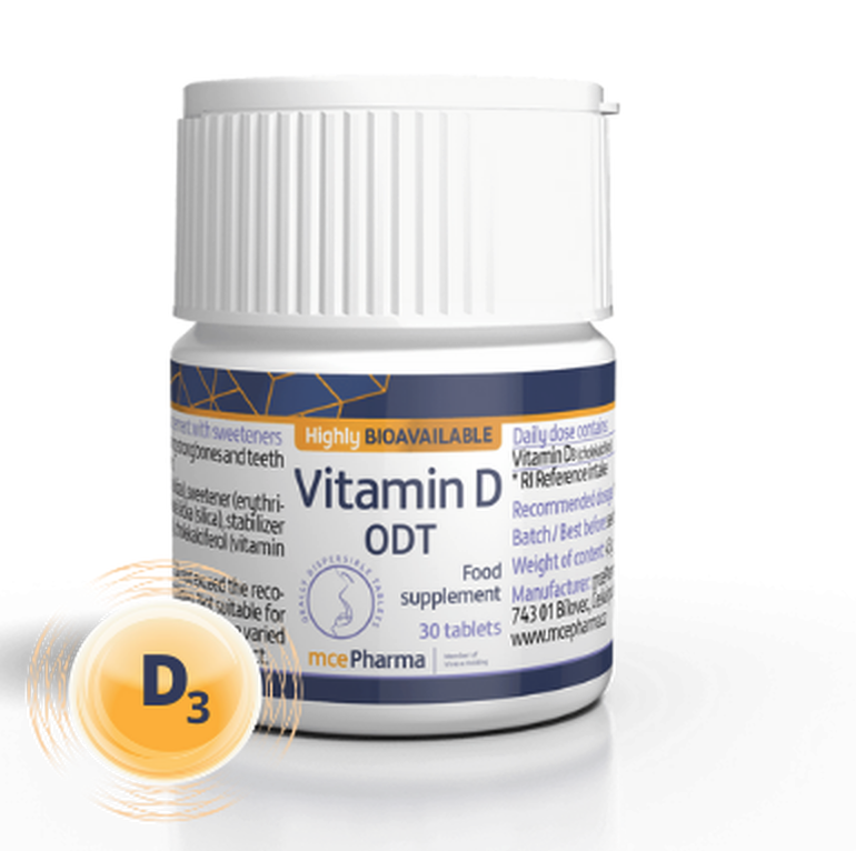 mcePharma mce Pharma Witamina D3 ODT, 60 tabletek