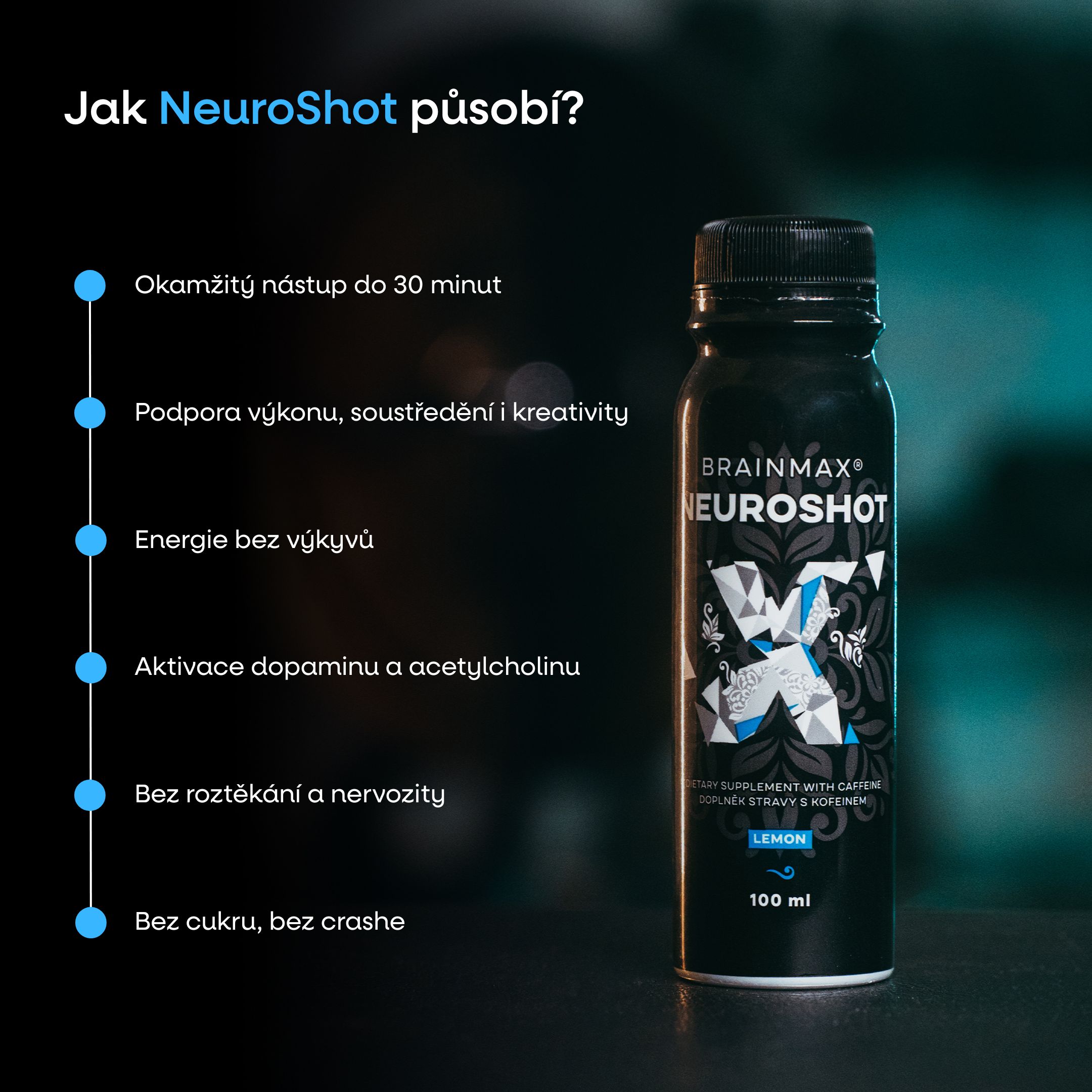 BrainMax NeuroShot, 100 ml
