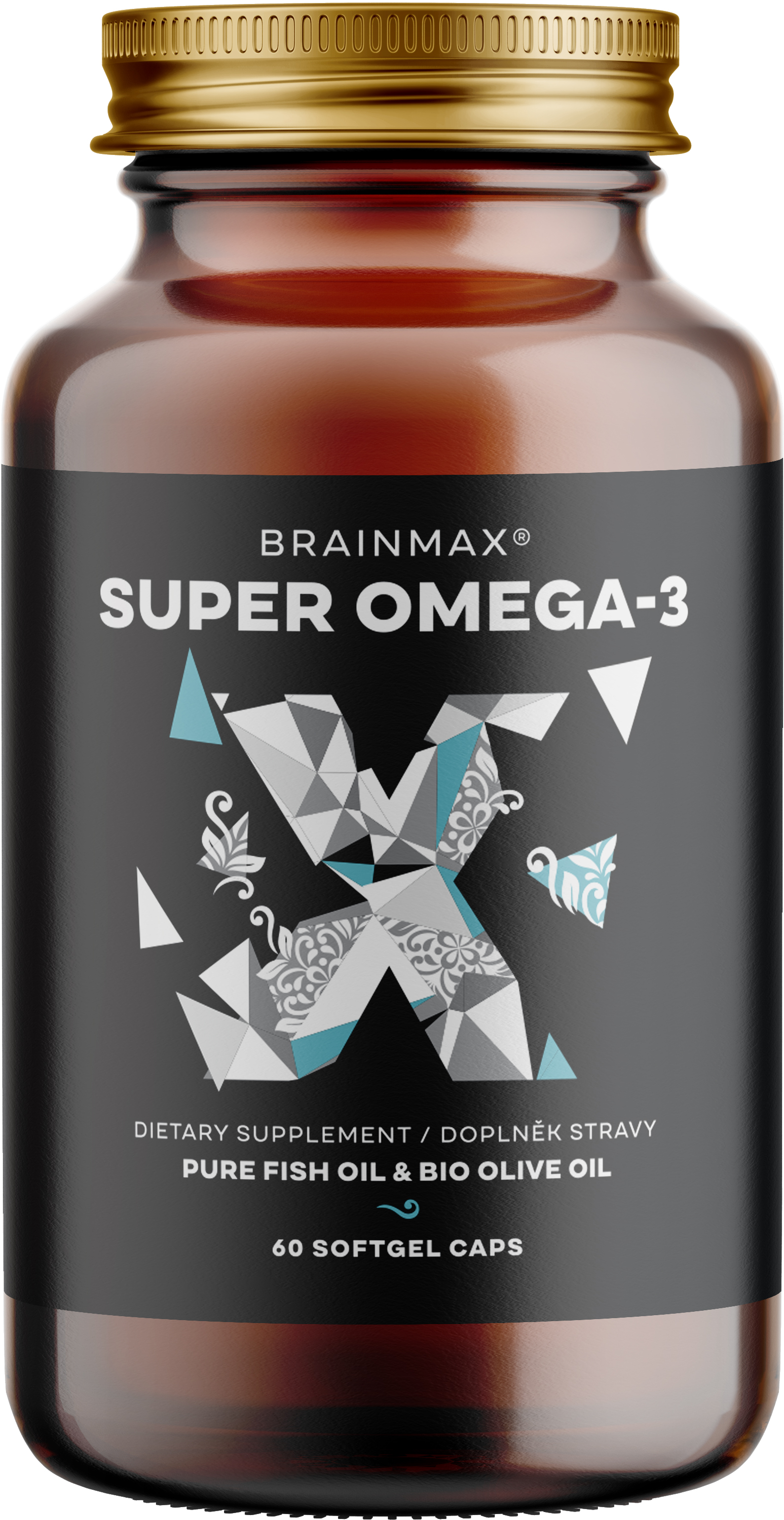 BrainMax Super Omega-3, 1050 mg, 60 softgel kapslí
