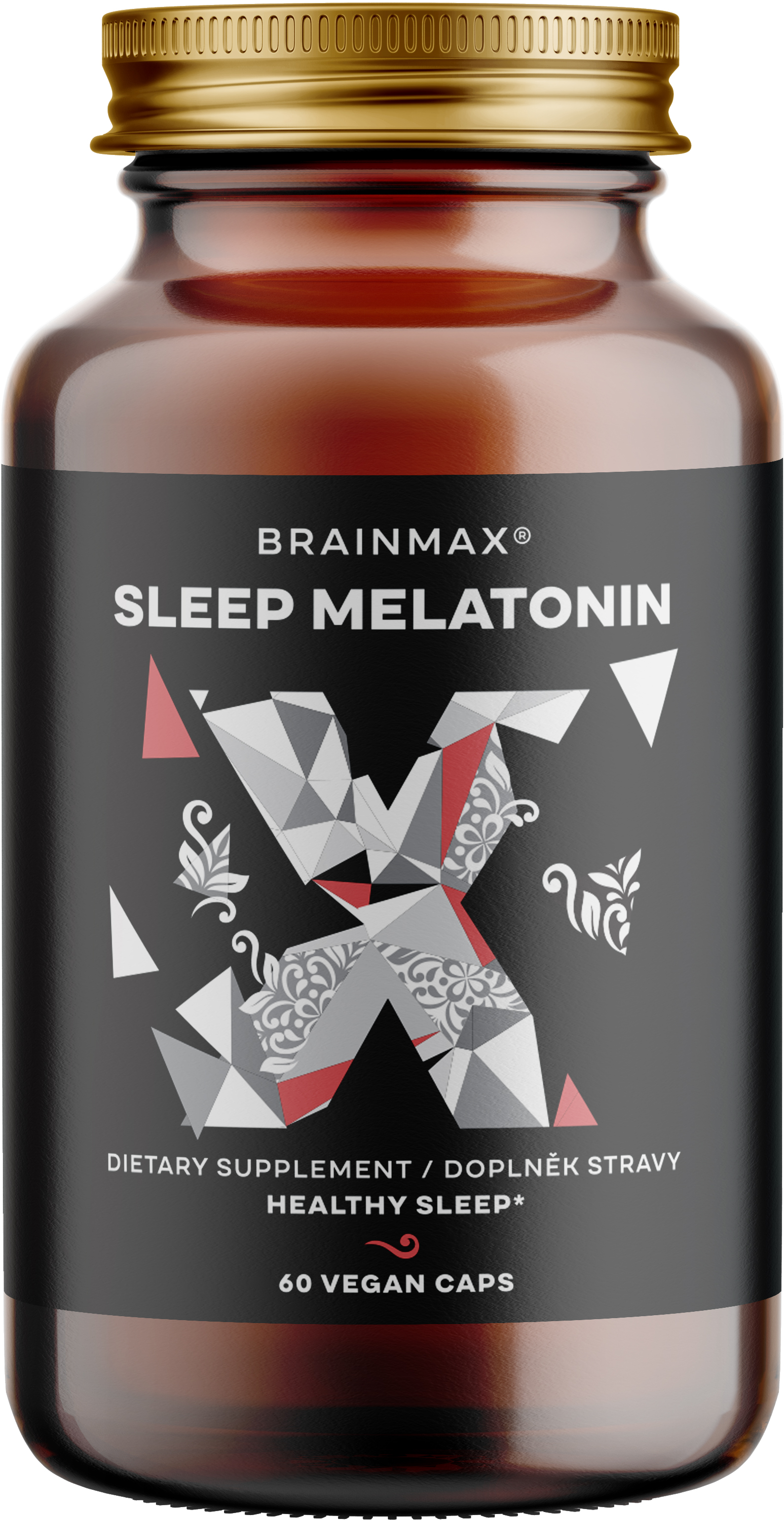 BrainMax Sleep Melatonin, 60 rostlinných kapslí