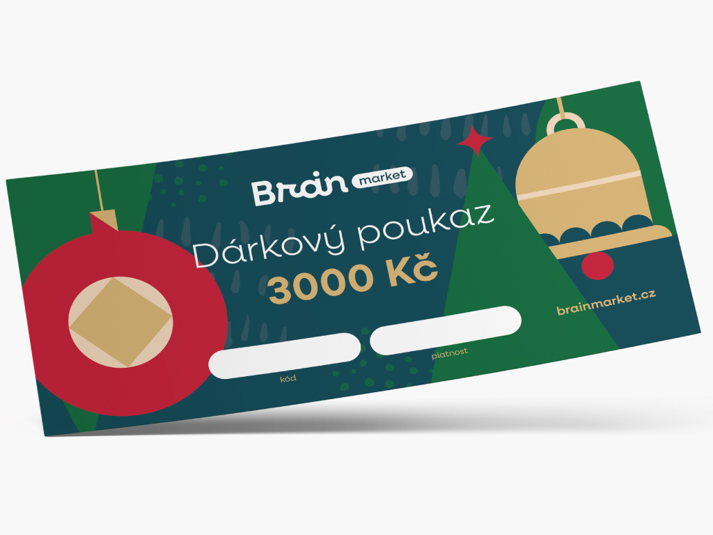 Vánoční dárková elektronická poukázka 3000 Kč