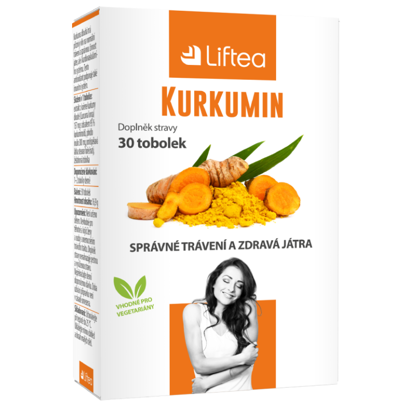 Liftea Kurkumin, 30 tobolek