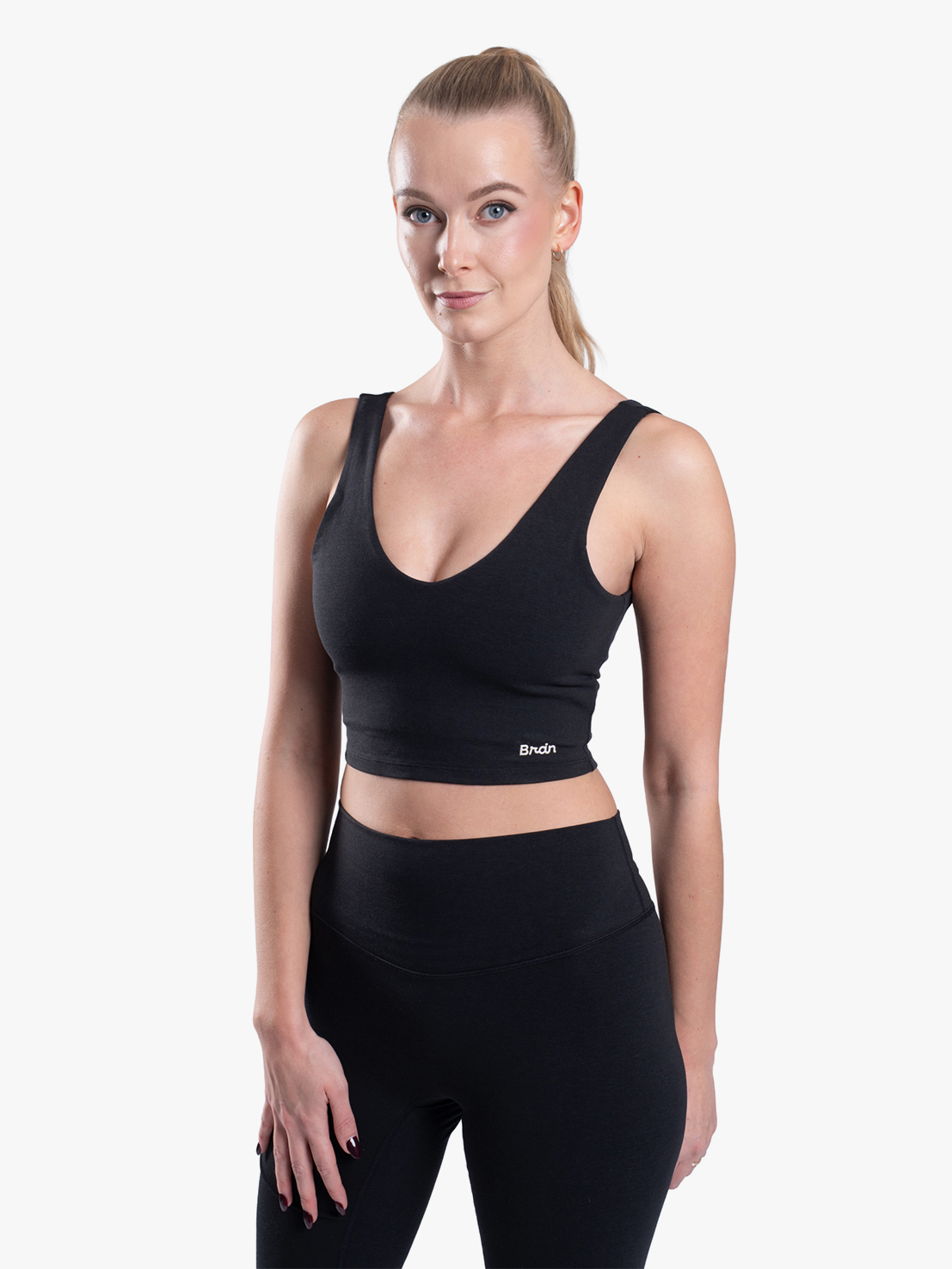 Brain dámská sportovní podprsenka, černá Velikost: XL