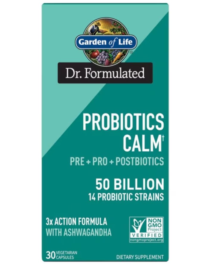 Garden of Life Dr. Formulated Probiotics Calm 50 miliard, 30 kapslí