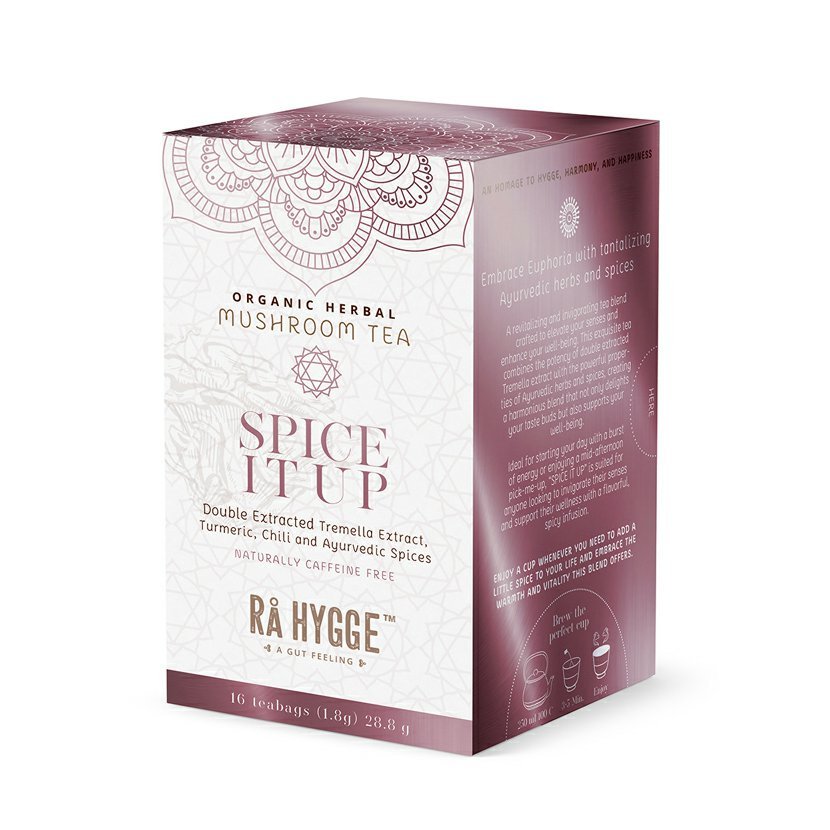 Ra Hygge Spice It Up bylinný čaj s Tremella, porcovaný, BIO, 16 ks