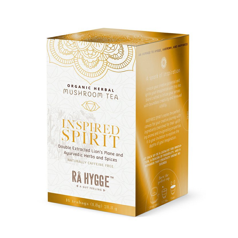 Ra Hygge Inspired Spirit bylinný čaj s Lion´s mane, porcovaný, BIO, 16 ks