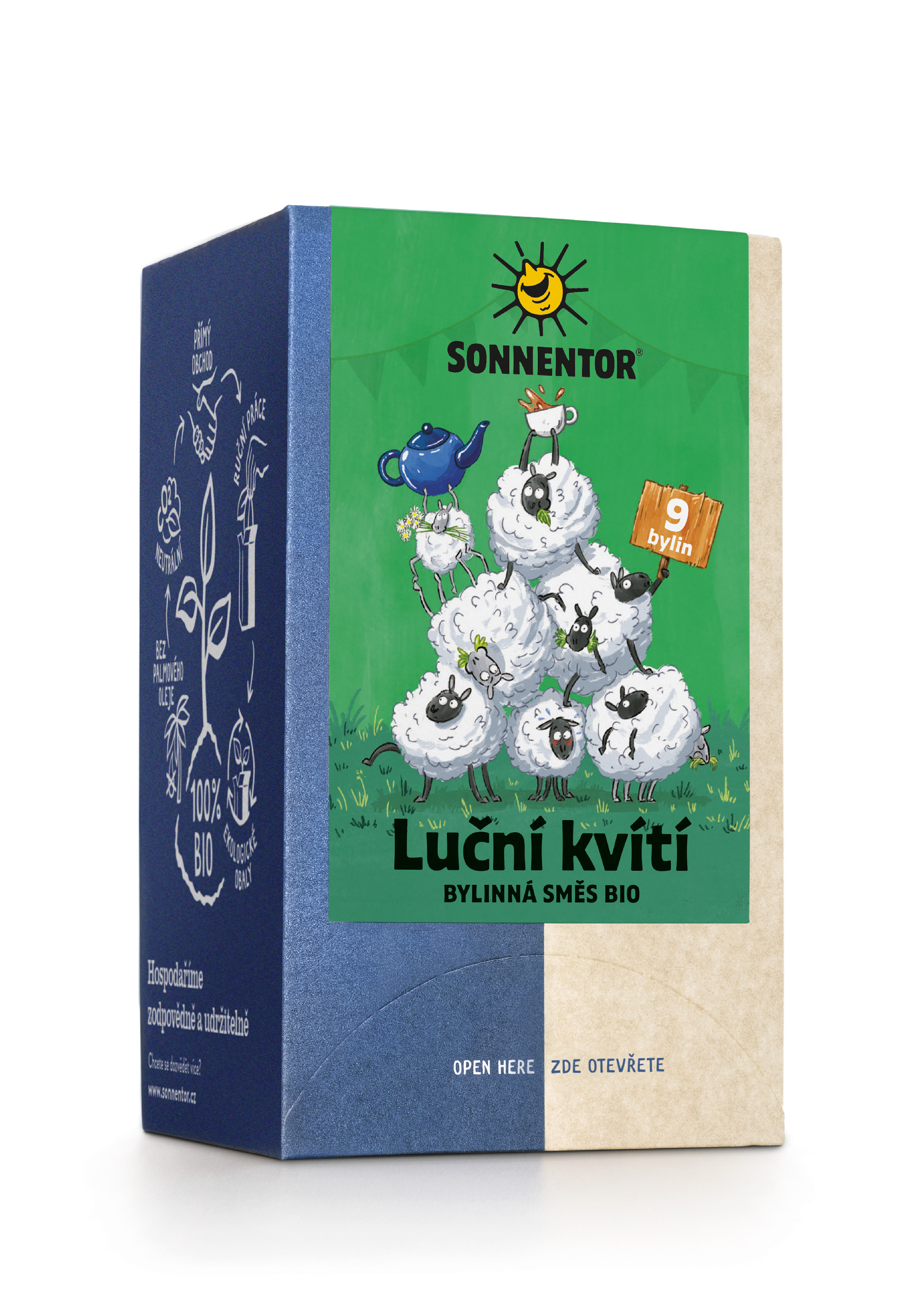 Sonnentor Luční kvítí, porcovaný čaj, BIO, 27 g